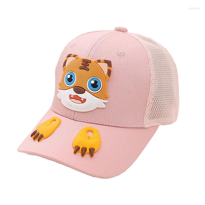 Berets Children Baseball Cap Cartoon Tiger Boys Girls Summer Panama Hat Half Mesh Baby Sun Hats Child Visor Hop, Pink
Berets Children Baseball Cap Cartoon Tiger Boys Girls Summer Panama Hat Half Mesh Baby Sun Hats Child Visor Hop, Pink