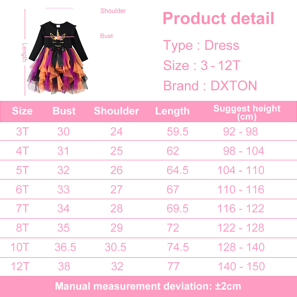 Girls Dresses DXTON Girls Halloween Dress Kids Festival Party Princess Dresses Girls Pumpkin Cosplay Costumes Children Clothing 312 Years 221006