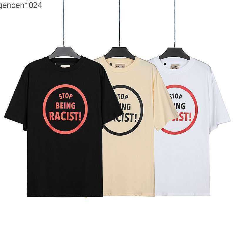Men' T-shirts High Street Stop Being Racist Retro Round Neck Short-sleeved Loose Cotton Gallery Tee for Men and Women, White
Men' T-shirts High Street Stop Being Racist Retro Round Neck Short-sleeved Loose Cotton Gallery Tee for Men and Women, White