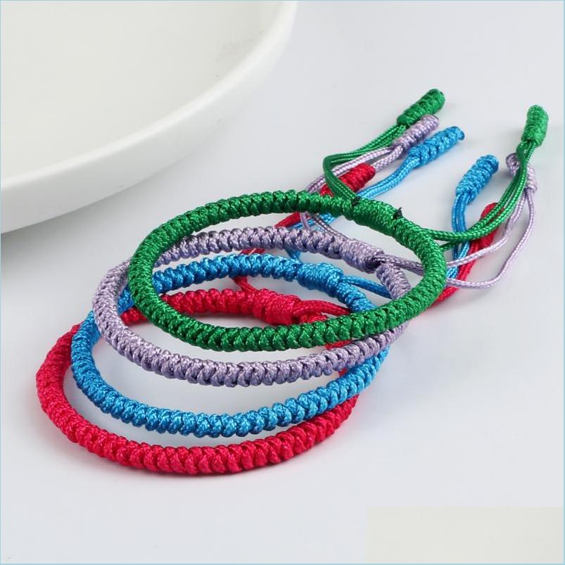 Beaded Strands Beaded Strands Woven Bracelets Bangles Tibetan Buddhist Protection Bracelet Handmade Adjustable Knot Bangle Women M Dhtrw 
Beaded Strands Beaded Strands Woven Bracelets Bangles Tibetan Buddhist Protection Bracelet Handmade Adjustable Knot Bangle Women M Dhtrw