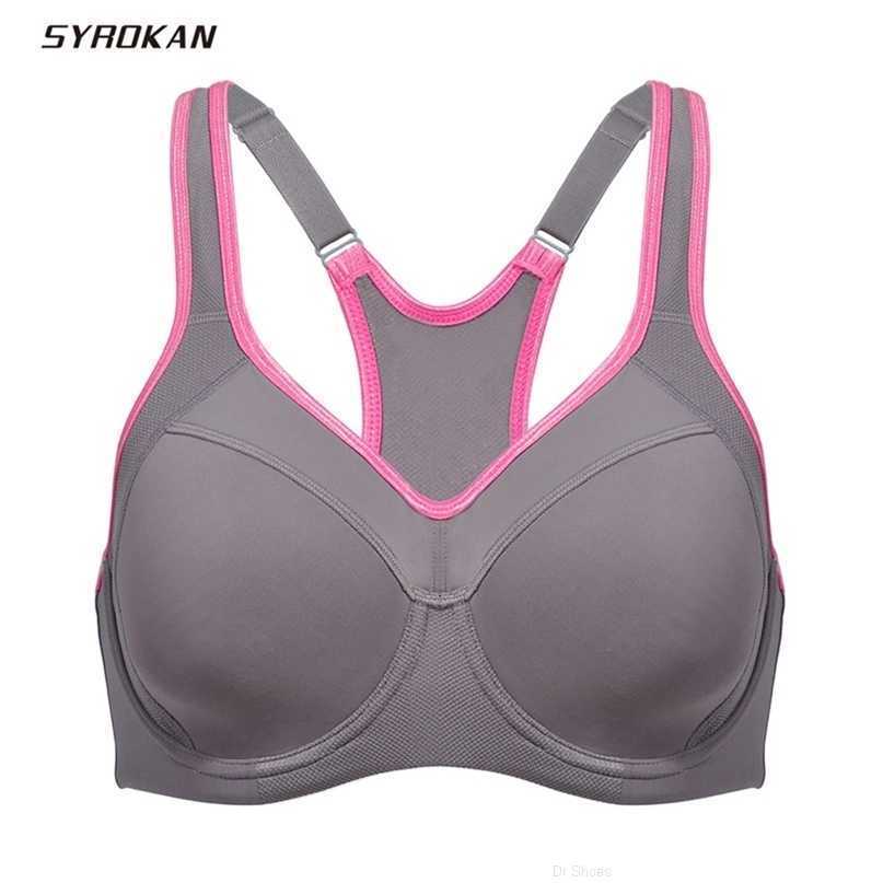 SYROKAN Sports Bra Women Polyamide Full Support High Impact Racerback Lightly Lined Underwire 220518, Dark purple07
SYROKAN Sports Bra Women Polyamide Full Support High Impact Racerback Lightly Lined Underwire 220518, Dark purple07