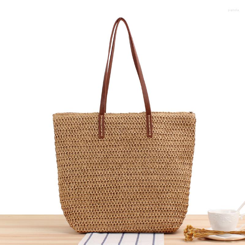 Evening Bags Summer Women Pure Shoulder Bag Straw Messenger Lady Woven Crossbody Korean Underarm Girls Holiday Travel, Beige
Evening Bags Summer Women Pure Shoulder Bag Straw Messenger Lady Woven Crossbody Korean Underarm Girls Holiday Travel, Beige