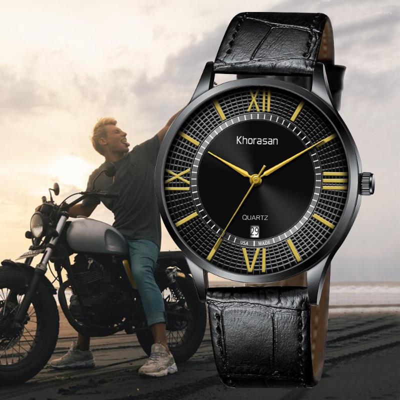 Wristwatches Men's Quartz Watch Creative Round Dial Luxury Big Men Casual Fashion Brief Style All Match Accessory, Black
Wristwatches Men's Quartz Watch Creative Round Dial Luxury Big Men Casual Fashion Brief Style All Match Accessory, Black
