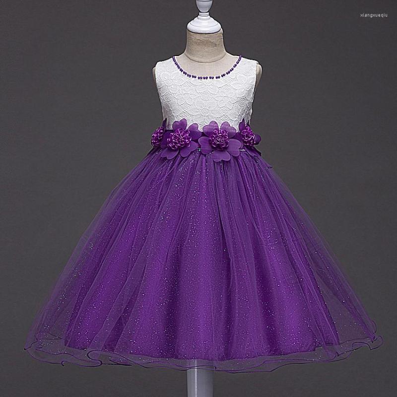 Girl Dresses Flower Dress Wedding Dignified Children's Children Lace Princess Mesh, Champagne
Girl Dresses Flower Dress Wedding Dignified Children's Children Lace Princess Mesh, Champagne