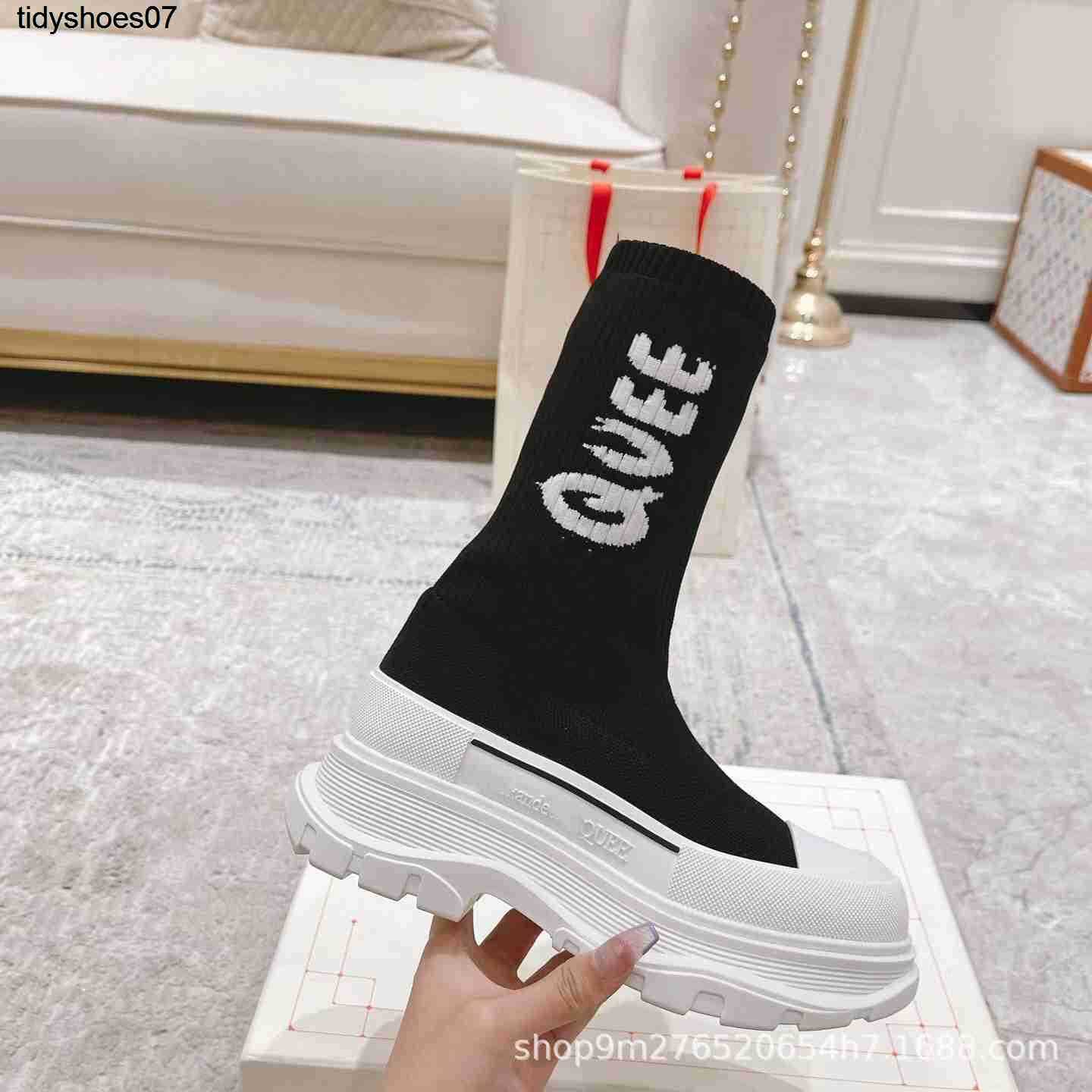 McQueens Classics sock boots 2022 new large thick soled heightening women's shoes knitted long tube elastic socks boots for lovers, Gray
McQueens Classics sock boots 2022 new large thick soled heightening women's shoes knitted long tube elastic socks boots for lovers, Gray