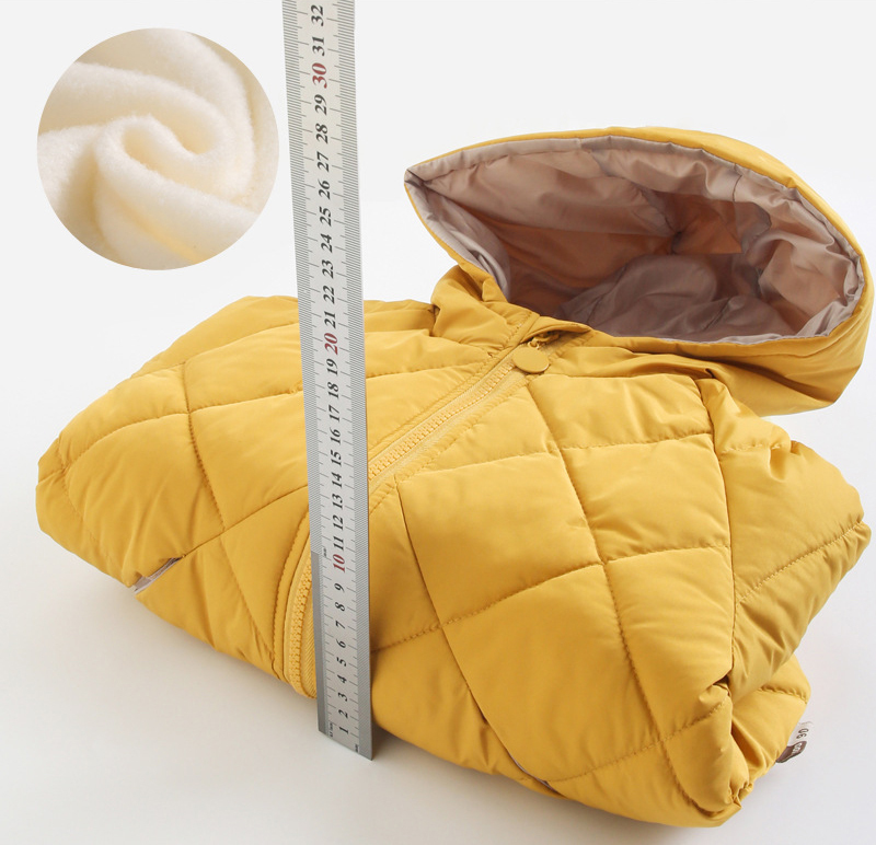 Down Coat Childrens Cottonpadded Parka Coats Thicken Warm Clothes Baby Girls Zipper Hooded Jacket Toddler Kids Boys Winter Outwear 221006