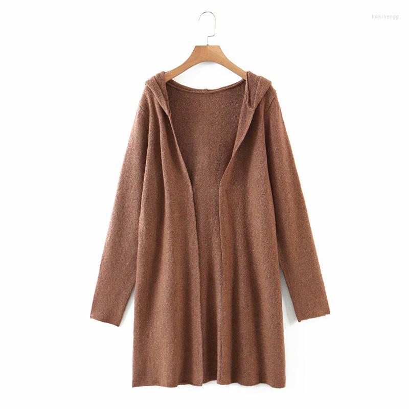 Women's Knits Women Autumn Fashion Knitted Cardigans Sweater Long Sleeve Hooded Female Street Open Stitch Outerwear HY9036 Women's &, Brown
Women's Knits Women Autumn Fashion Knitted Cardigans Sweater Long Sleeve Hooded Female Street Open Stitch Outerwear HY9036 Women's &, Brown