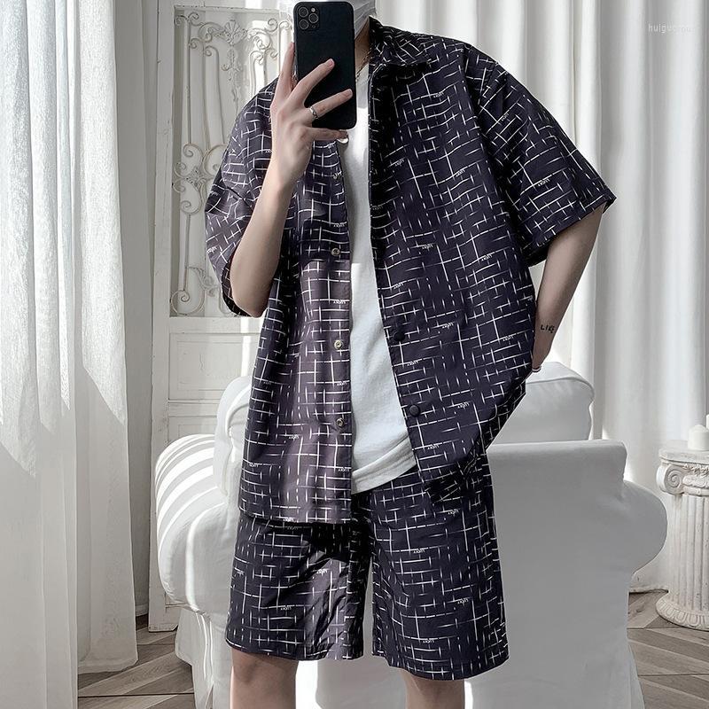 Men's Tracksuits Men's Men Clothing 2022 Summer Casual Printed Cardigan Shirt Shorts Suit Young Students Loose Sports Two-piece, Black
Men's Tracksuits Men's Men Clothing 2022 Summer Casual Printed Cardigan Shirt Shorts Suit Young Students Loose Sports Two-piece, Black