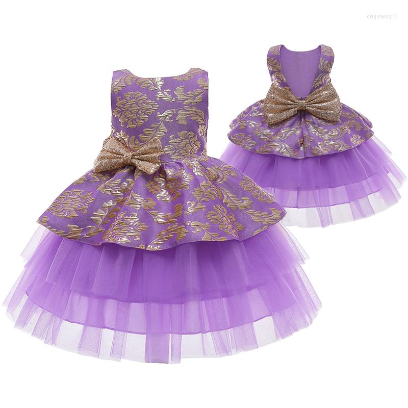 Girl Dresses Birthday Party Costume Vintage Jacquard Girls Dress Summer Mesh Casual Bow Princess Clothes Christmas 1-5 Years Old Kids, As the picture
Girl Dresses Birthday Party Costume Vintage Jacquard Girls Dress Summer Mesh Casual Bow Princess Clothes Christmas 1-5 Years Old Kids, As the picture