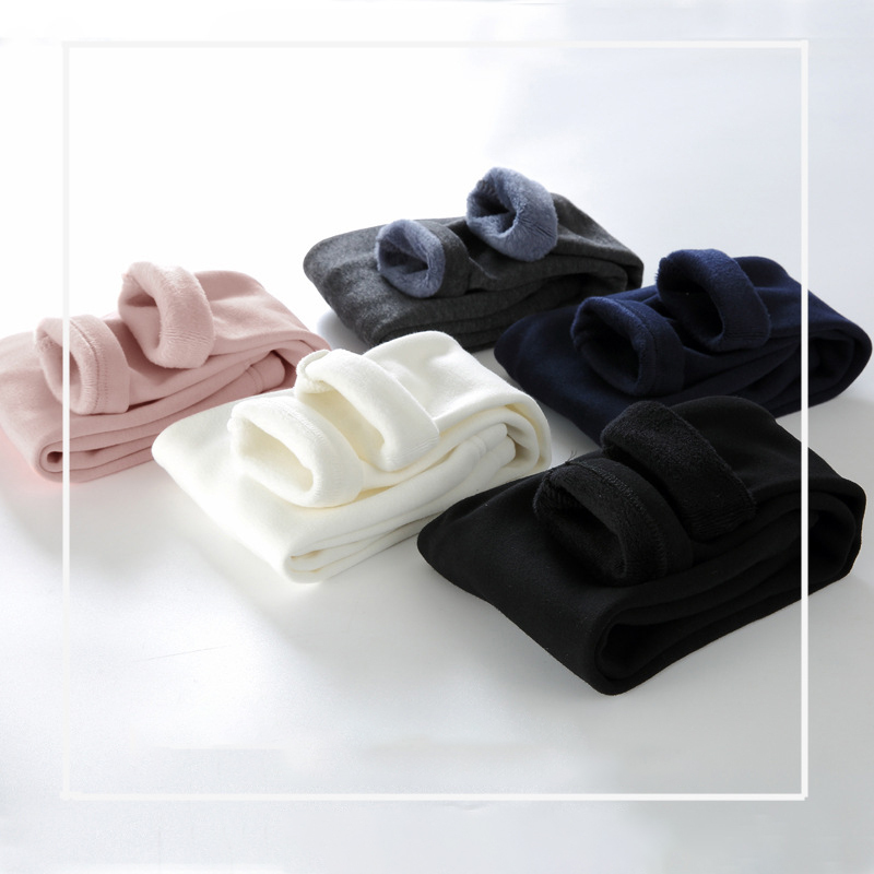 Leggings Tights Winter Girls Warm Velvet Thick for Children Autumn Kids Skinny Pants 221006