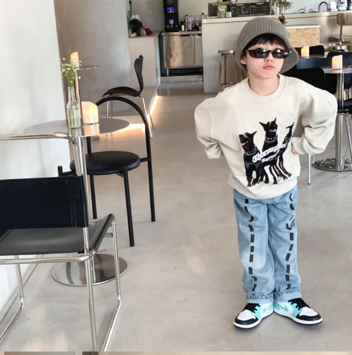 Children Autumn And Winter Hoodie Retro Doberman Mountain Wolf Print Hip Hop High Street Sweater Oversize Sweatshirts, Apricot color
Children Autumn And Winter Hoodie Retro Doberman Mountain Wolf Print Hip Hop High Street Sweater Oversize Sweatshirts, Apricot color