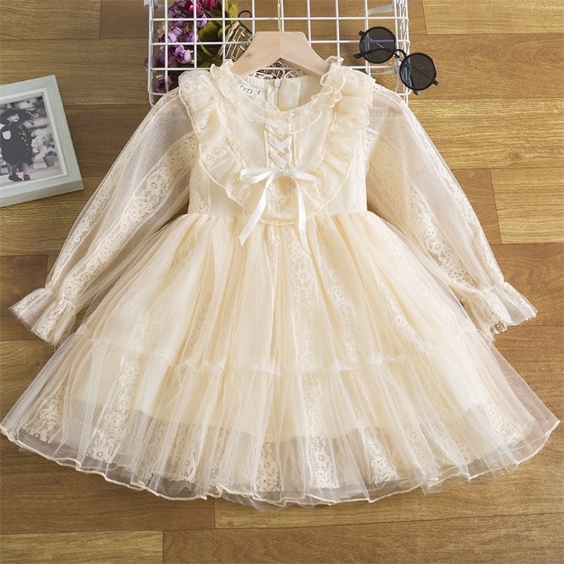 Girls Dresses SpringAutumn Long Sleeve Girls Princess Dress Vintage Flower Lace Bow Vestidos Kids Dresses For Girls Children Year Clothes 2201006, Yellow
Girls Dresses SpringAutumn Long Sleeve Girls Princess Dress Vintage Flower Lace Bow Vestidos Kids Dresses For Girls Children Year Clothes 2201006, Yellow