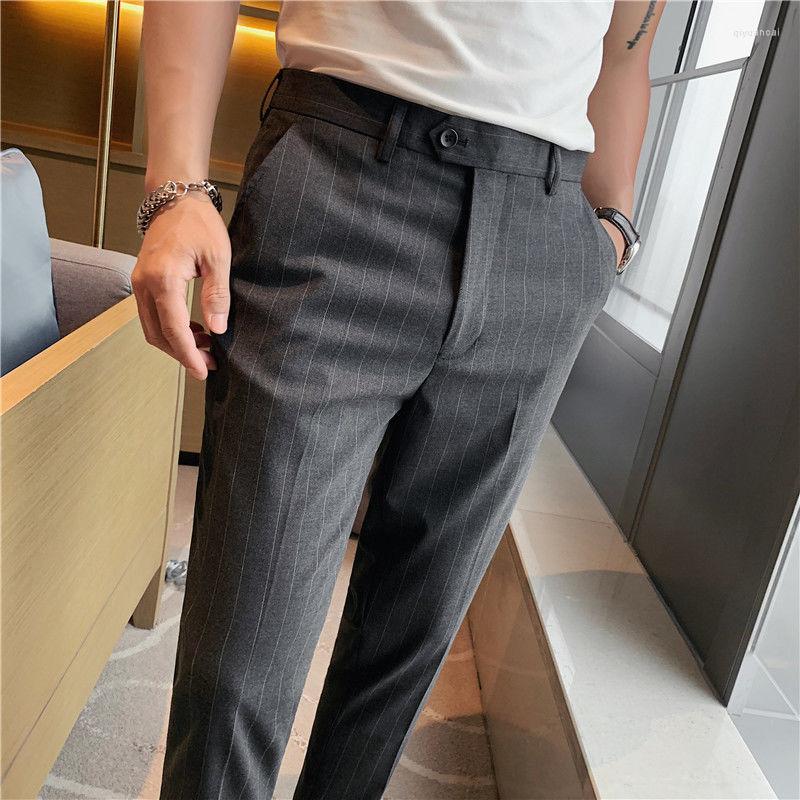 Men's Suits Spring Autumn Striped Suit Pants Men Slim Fashion Social Mens Dress Korean Loose Straight Formal Trousers T148, Black
Men's Suits Spring Autumn Striped Suit Pants Men Slim Fashion Social Mens Dress Korean Loose Straight Formal Trousers T148, Black
