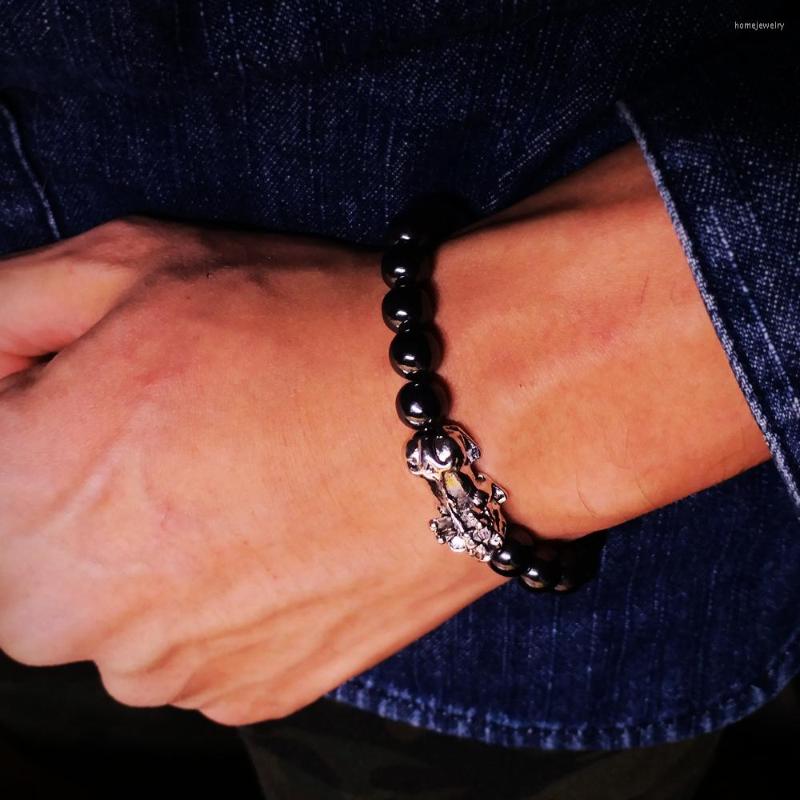 Strand Feng Shui Lucky Wealth Healing Mala Buddha Hematite Stretch Bracelet Pixiu Magnetic Beaded Jewelry Women Men Gift 8mm
Strand Feng Shui Lucky Wealth Healing Mala Buddha Hematite Stretch Bracelet Pixiu Magnetic Beaded Jewelry Women Men Gift 8mm