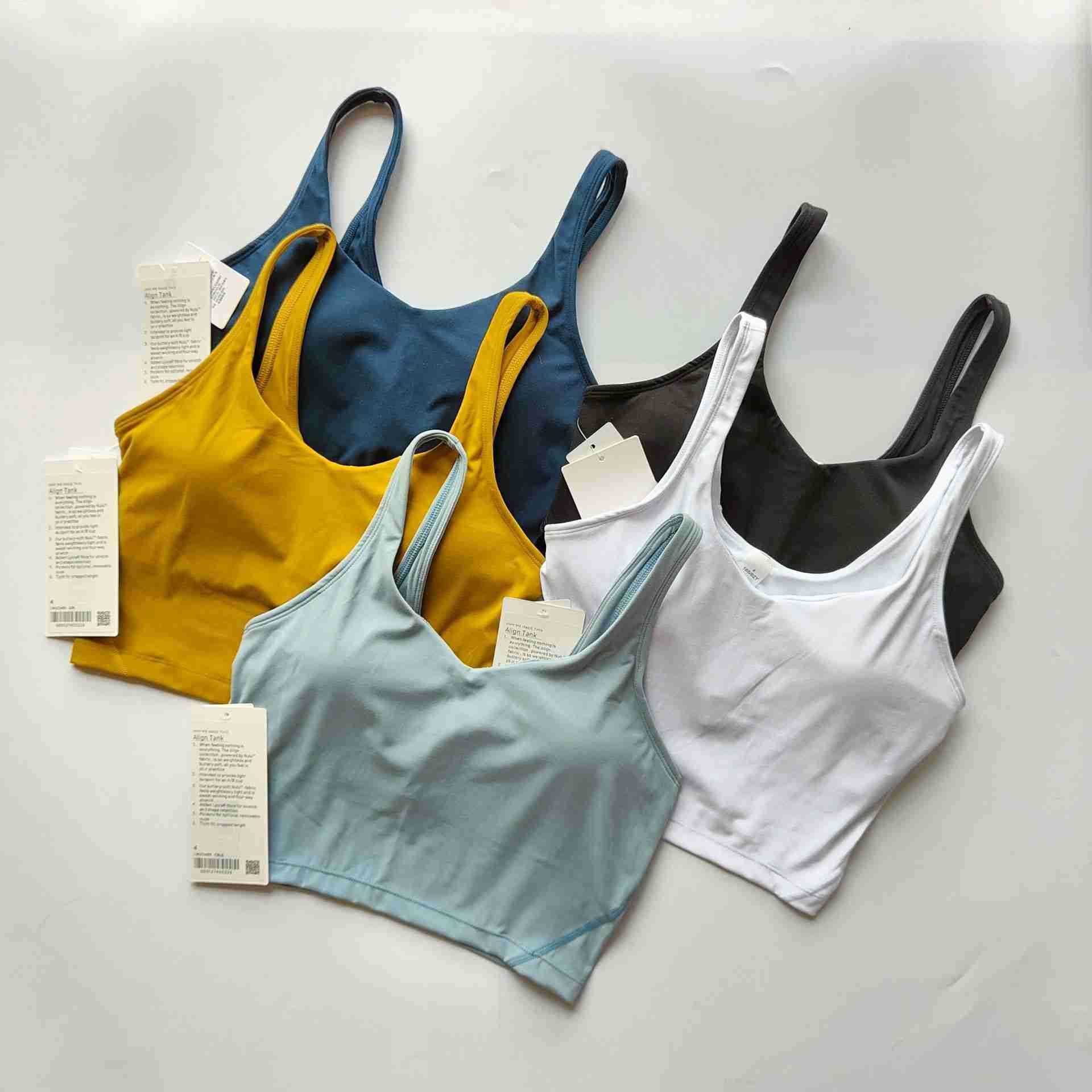 Woman Camisoles Tanks Sports Underwear Align Double Sided Brushed Nude Yoga Vest Running Sports Fitness Bra Awakening girls joggers, With o
Woman Camisoles Tanks Sports Underwear Align Double Sided Brushed Nude Yoga Vest Running Sports Fitness Bra Awakening girls joggers, With o