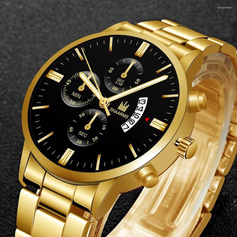 Wristwatches Luxury Men'S Watches Fashion Business Stainless Steel Male Quartz Watch Man Wristwatch Military Sport Clock Relogio Masculino
Wristwatches Luxury Men'S Watches Fashion Business Stainless Steel Male Quartz Watch Man Wristwatch Military Sport Clock Relogio Masculino
