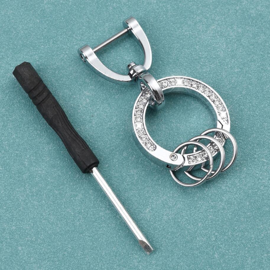 Luxury Fashion Women Metal Key Holder Spring Buckle Keyring Inlay Rhinestones Keychain Auto Key Pendant Accessories Gifts
Luxury Fashion Women Metal Key Holder Spring Buckle Keyring Inlay Rhinestones Keychain Auto Key Pendant Accessories Gifts