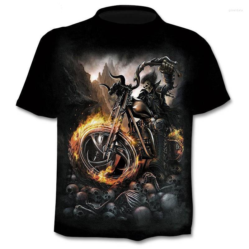 Men's T Shirts 2022 Motorcycle Skull 3d T-shirt Women's Fashion Hip-hop T-shirts Streetwear Pullovers Tops, 0614
Men's T Shirts 2022 Motorcycle Skull 3d T-shirt Women's Fashion Hip-hop T-shirts Streetwear Pullovers Tops, 0614