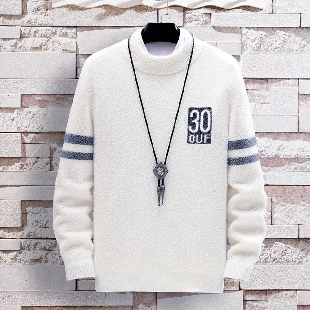 Korean Fashion Sweater Long Sleeve Shirts Cashmere Sweater Autumn Clothing Men Streetwear Slim Fit Wool Pullover, Gray
Korean Fashion Sweater Long Sleeve Shirts Cashmere Sweater Autumn Clothing Men Streetwear Slim Fit Wool Pullover, Gray