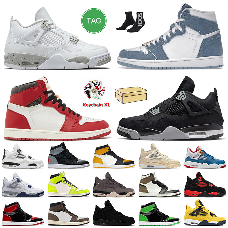 Women Mens Basketball Shoes Jumpman 1 4 Oreo Denim 1s High OG Lost Found Military Black Canvas 4s A Ma Maniere Dark Mocha Offs White, B34 high og stage haze 36-47
Women Mens Basketball Shoes Jumpman 1 4 Oreo Denim 1s High OG Lost Found Military Black Canvas 4s A Ma Maniere Dark Mocha Offs White, B34 high og stage haze 36-47