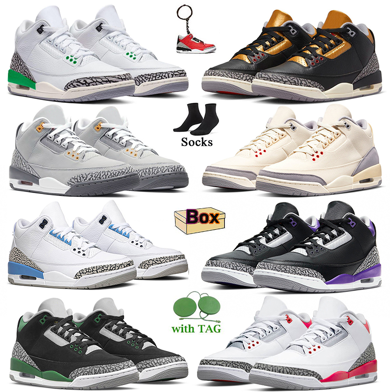 Lucky Green 3s Basketball Shoes With Box Jumpman 3 Neapolitan Black Gold White Cement UNC Racer Blue Sneakers Muslin Fire Red Cool Grey Desert Elephant Sport Trainers, D15 cool grey 2021 40-47
Lucky Green 3s Basketball Shoes With Box Jumpman 3 Neapolitan Black Gold White Cement UNC Racer Blue Sneakers Muslin Fire Red Cool Grey Desert Elephant Sport Trainers, D15 cool grey 2021 40-47