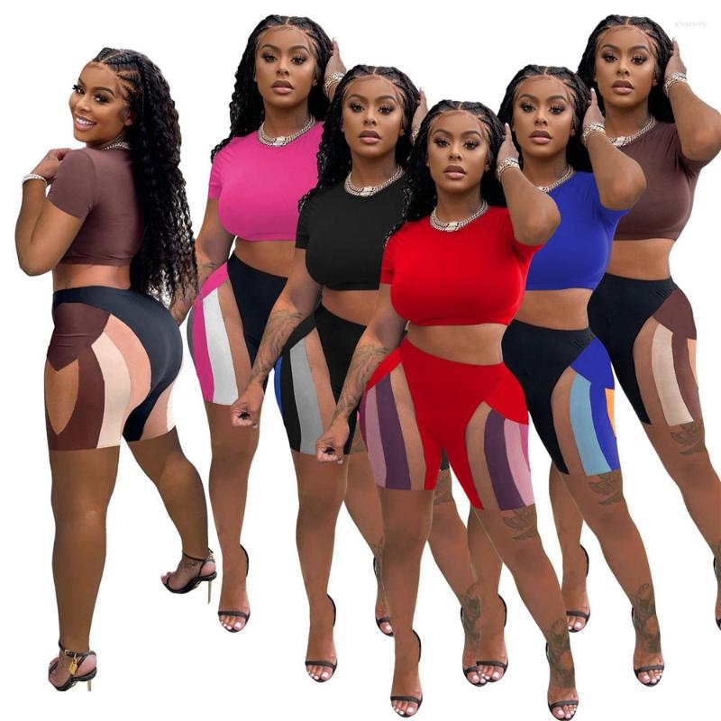 Women' Tracksuits Casual Two Piece Set Solid Short Sleeve T-Shirt Crop Top Print Shorts Matching Suit Streetwear Biker Sports Women Summer, Black
Women' Tracksuits Casual Two Piece Set Solid Short Sleeve T-Shirt Crop Top Print Shorts Matching Suit Streetwear Biker Sports Women Summer, Black