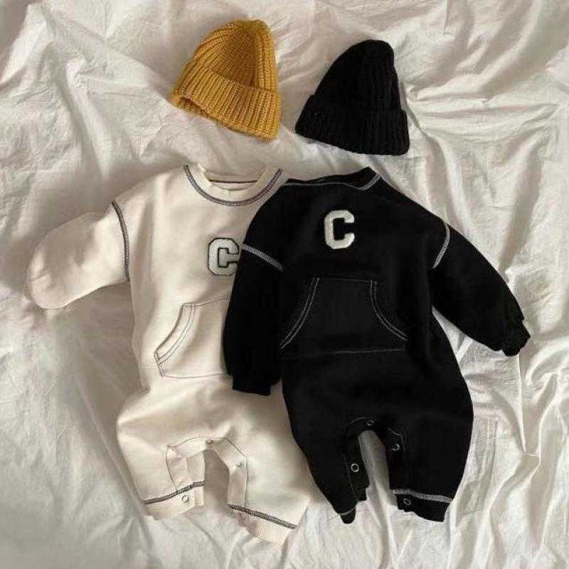 Rompers Autumn Baby New Romper Fashion Letter Embroidery Newborn Long Sleeve Jumpsuit Cute Infant Boy Clothes Casual Baby Girl Romper J220922, Beige white
Rompers Autumn Baby New Romper Fashion Letter Embroidery Newborn Long Sleeve Jumpsuit Cute Infant Boy Clothes Casual Baby Girl Romper J220922, Beige white