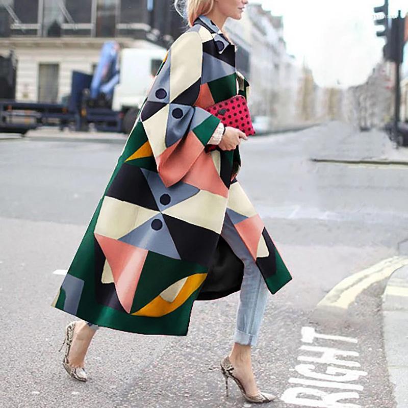 Women' Trench Coats Autumn Vintage Colorful Block Print Women Long Coat 2022 Fashion Lantern Sleeve Jacket Plus Size Female Elegant, 7 print
Women' Trench Coats Autumn Vintage Colorful Block Print Women Long Coat 2022 Fashion Lantern Sleeve Jacket Plus Size Female Elegant, 7 print