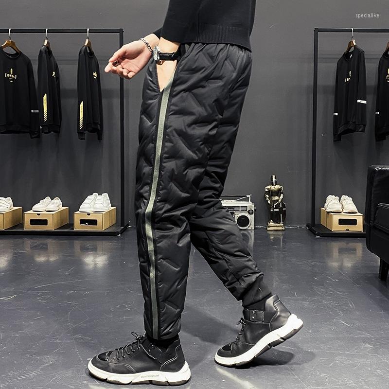 Men's Pants 2022 Men's Winter Down Wadded Trousers Youth Thickened Color Matching Lace-up Elastic Warm Casual, Black
Men's Pants 2022 Men's Winter Down Wadded Trousers Youth Thickened Color Matching Lace-up Elastic Warm Casual, Black