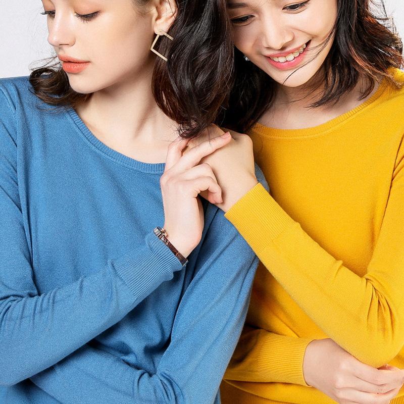 Women's Sweaters 2022 Spring Autumn Women Sweater Basic Slim O-Neck And Pullovers Knitted Jumper Ladies Tops 121414WYA, Light grey
Women's Sweaters 2022 Spring Autumn Women Sweater Basic Slim O-Neck And Pullovers Knitted Jumper Ladies Tops 121414WYA, Light grey