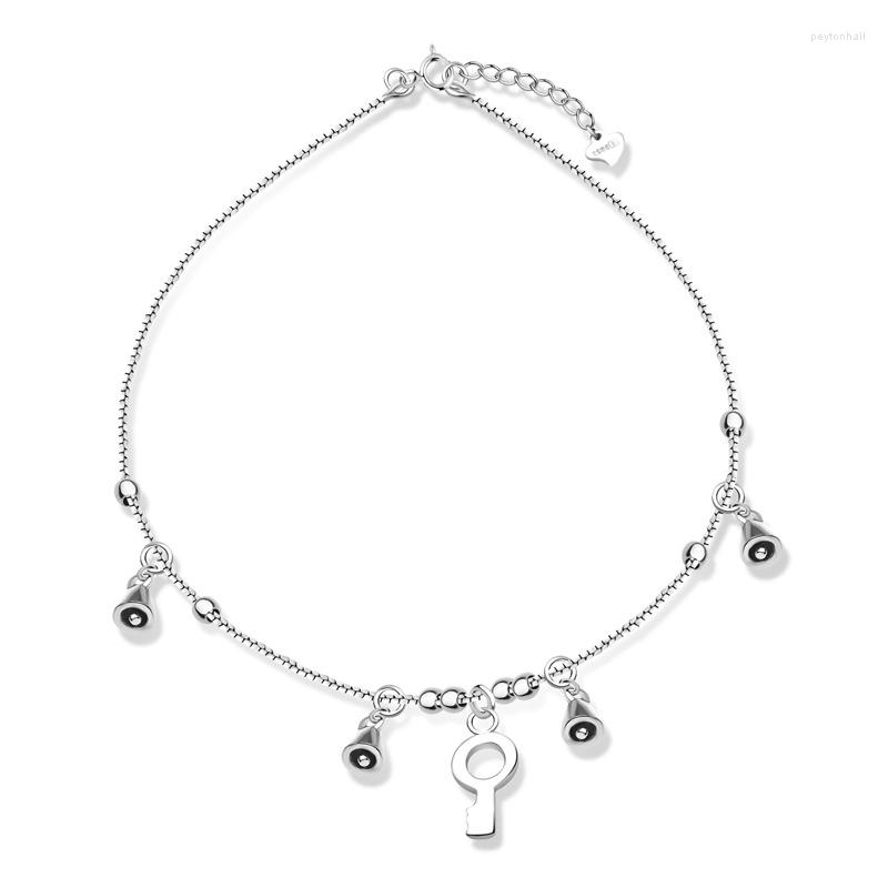 Anklets Summer Fashion 925 Sterling Silver Chain For Women Beach Party Key Bracelet Foot Jewelry Girl Gifts
Anklets Summer Fashion 925 Sterling Silver Chain For Women Beach Party Key Bracelet Foot Jewelry Girl Gifts