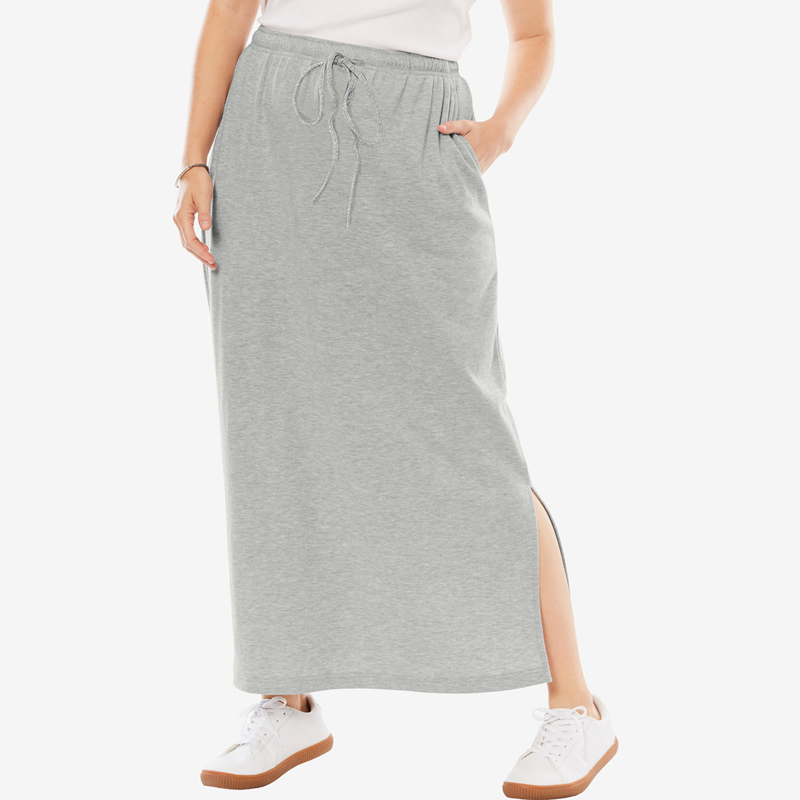 Plus size Dresses Plus Size Drawstring Waist Long Summer Spring Knot Skirt Elastic Waist Pocket Slits Ankle Length Casual Gray Sport Skirt 7XL 221006
Plus size Dresses Plus Size Drawstring Waist Long Summer Spring Knot Skirt Elastic Waist Pocket Slits Ankle Length Casual Gray Sport Skirt 7XL 221006