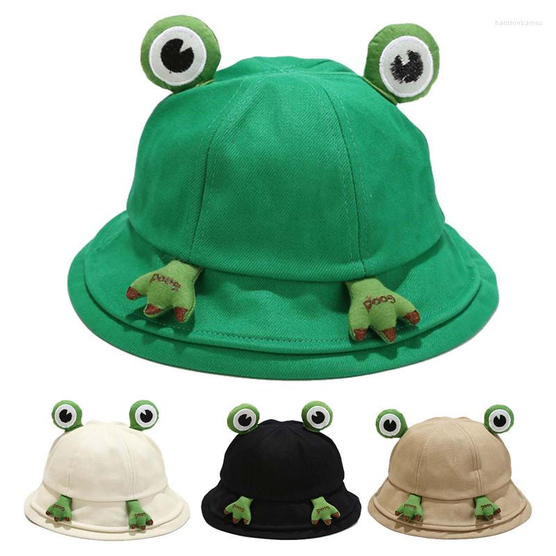 Berets Cartoon Frog Eyes Cotton Children Hat Summer Girls Sun Cute Baby Boys Bucket Outdoor Toddler Kids Beach Cap, Frog khaki
Berets Cartoon Frog Eyes Cotton Children Hat Summer Girls Sun Cute Baby Boys Bucket Outdoor Toddler Kids Beach Cap, Frog khaki