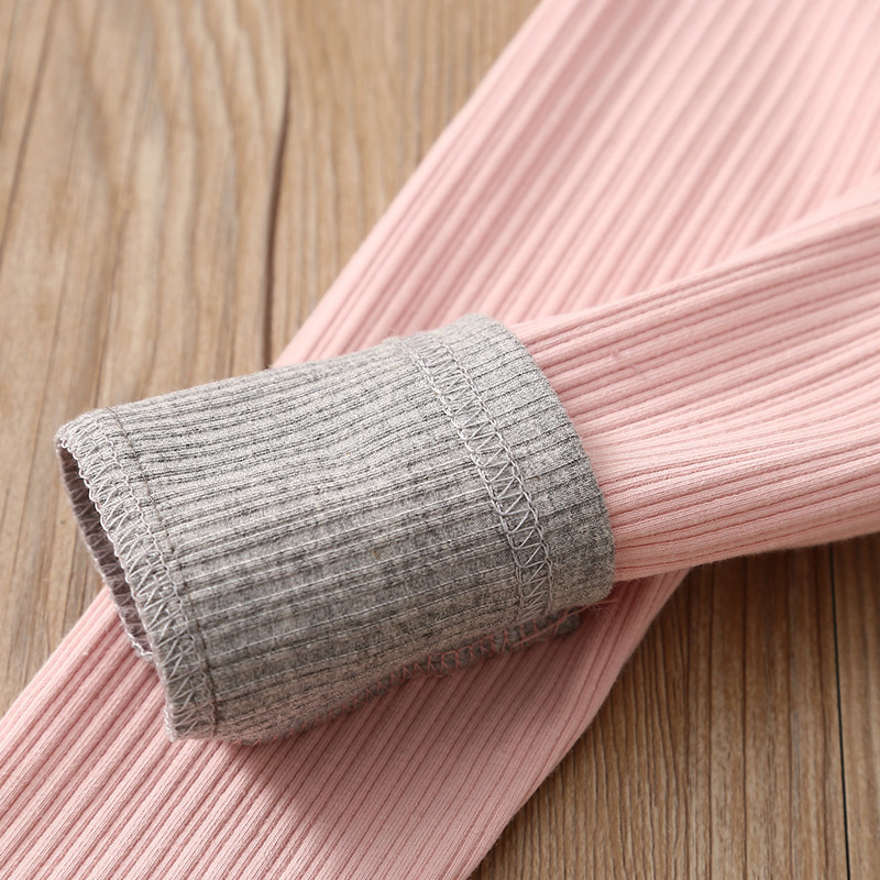 Leggings Tights Autumn Spring Korean 90 140cm 2 3 4 5 6 7 8 10 Years Kids Cotton Mix Color Baby Princess Patchwork For Girls 221006