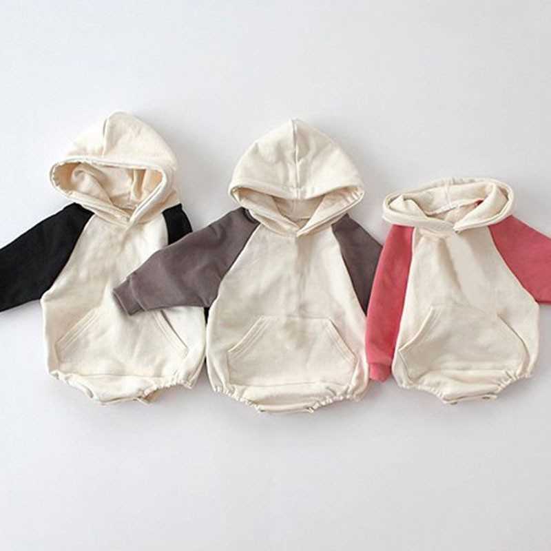 Rompers Newborn Baby Boy Fashion Patchwork Hoodies Bodysuit Girl Autumn Allmatch Long Sleeves Tops Cotton Jumpsuit One Piece J220922, Black
Rompers Newborn Baby Boy Fashion Patchwork Hoodies Bodysuit Girl Autumn Allmatch Long Sleeves Tops Cotton Jumpsuit One Piece J220922, Black