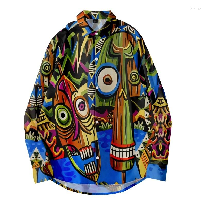 Men's Casual Shirts Men's Clothing Hawaii Blouses Blue Print Cardigan Fashion Men Buttoned Shirt Long Sleeve Tops, Style 1
Men's Casual Shirts Men's Clothing Hawaii Blouses Blue Print Cardigan Fashion Men Buttoned Shirt Long Sleeve Tops, Style 1