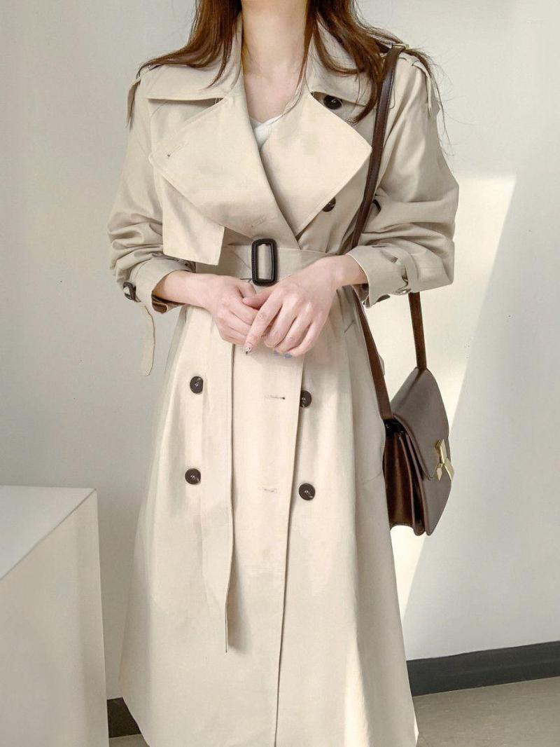 Women's Trench Coats Korean Chic Autumn OL Temperament Lapel Double Breasted Windbreaker Women Bandage Waist Slim Long Khaki Coat Full Retro
Women's Trench Coats Korean Chic Autumn OL Temperament Lapel Double Breasted Windbreaker Women Bandage Waist Slim Long Khaki Coat Full Retro