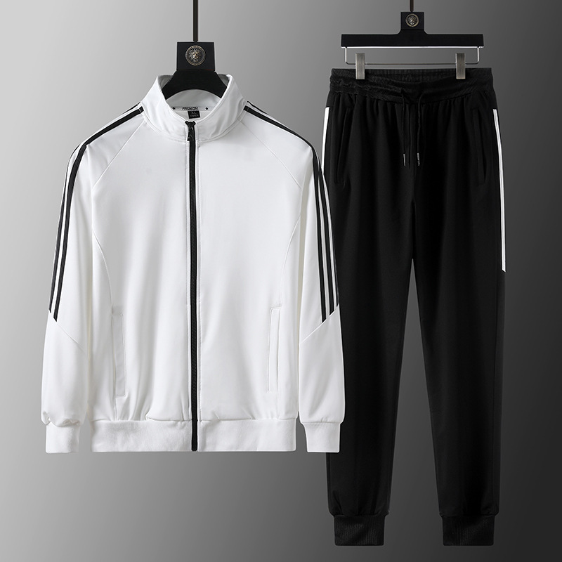 Men's Tracksuits Autumn and winter men's sports suits men's bundle feet cottonproof jacket threebar sweater casual pants twopiece 220930, 105
Men's Tracksuits Autumn and winter men's sports suits men's bundle feet cottonproof jacket threebar sweater casual pants twopiece 220930, 105