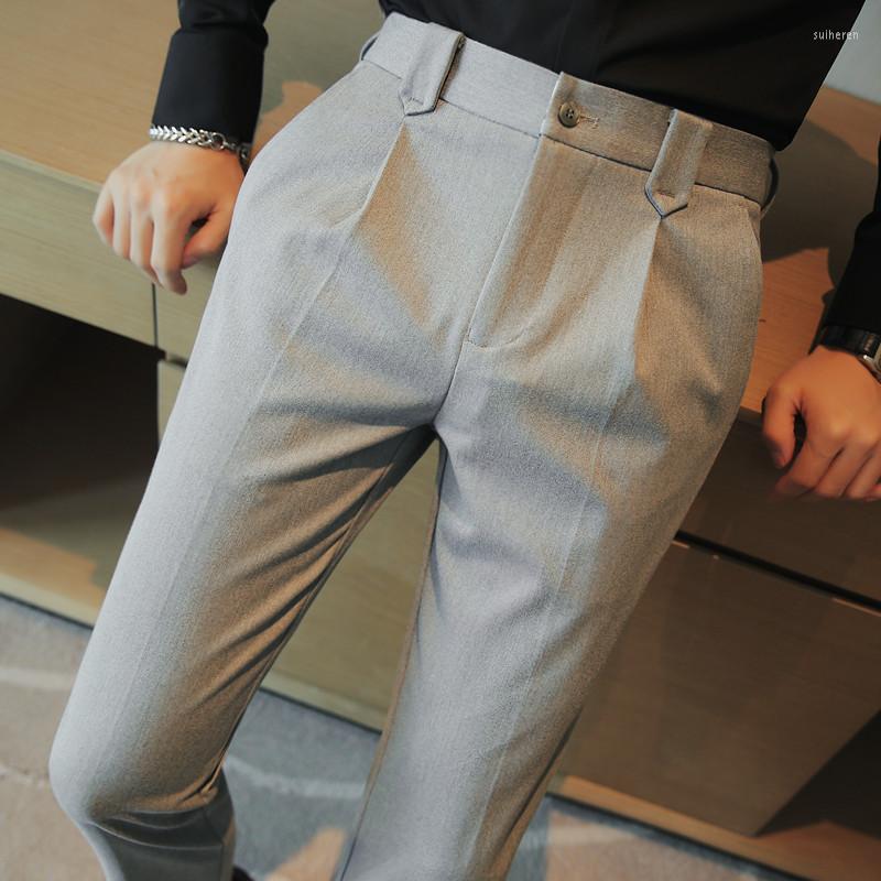 Men's Suits Autumn Winter Casual Suit Pants Men Ssolid Color Ankle Length Office Social Business Dress Streetwear Clothing 28-38, Black
Men's Suits Autumn Winter Casual Suit Pants Men Ssolid Color Ankle Length Office Social Business Dress Streetwear Clothing 28-38, Black