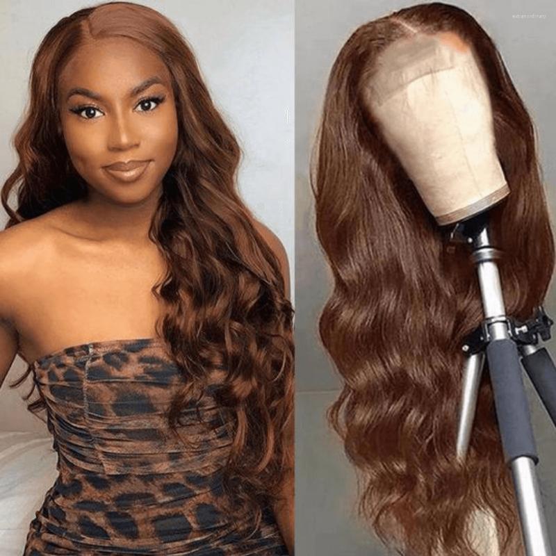 4# Chocolate Brown Body Wave Lace Front Wig Transparent 13x6 Human Hair Wigs For Women Pre Plucked Brazilian, Picture shown
4# Chocolate Brown Body Wave Lace Front Wig Transparent 13x6 Human Hair Wigs For Women Pre Plucked Brazilian, Picture shown
