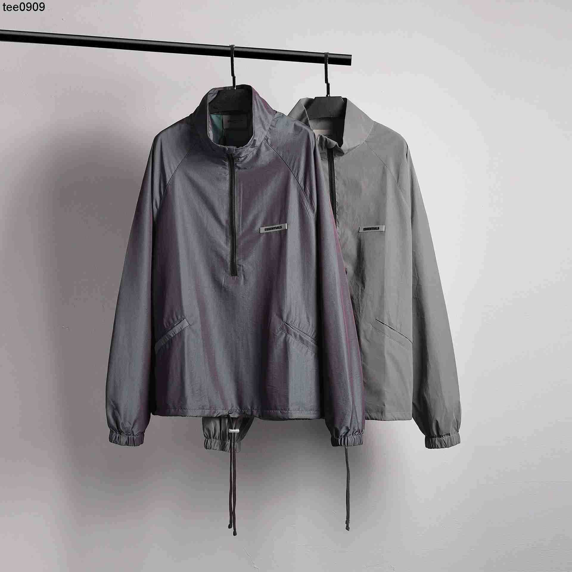 High Quality essential double essentials colorful laser reflective nylon fog designer Retro jacket
High Quality essential double essentials colorful laser reflective nylon fog designer Retro jacket