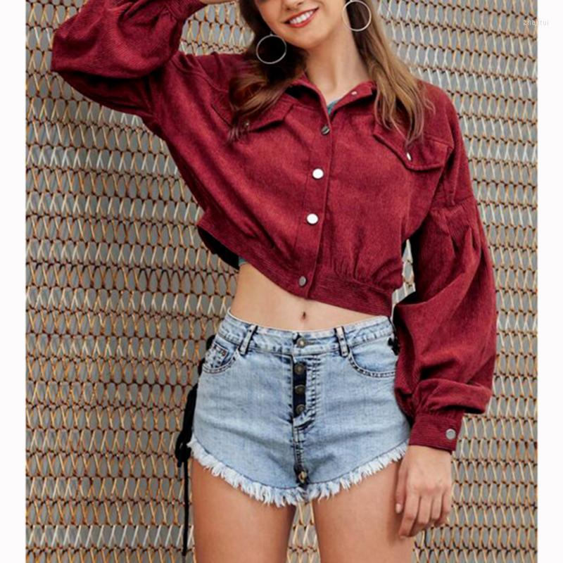 Women's Jackets Women's Loose Casual Short Corduroy Fashion Women Lantern Long Sleeves Lapel Jacket Spring Fall Winter Elegant Solid, Auburn
Women's Jackets Women's Loose Casual Short Corduroy Fashion Women Lantern Long Sleeves Lapel Jacket Spring Fall Winter Elegant Solid, Auburn