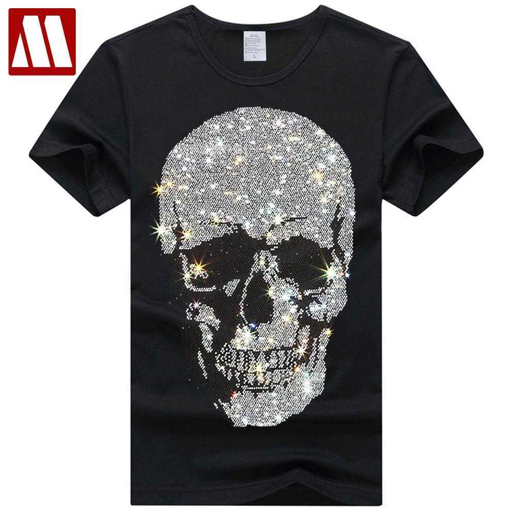 Men's T-Shirts Hip Hop Rhinestone T Shirt Men Skull Print Streetwear Harajuku High Street Short Sleeve Cotton Tshirt Oversize Summer Black Tops T221006, T029-white
Men's T-Shirts Hip Hop Rhinestone T Shirt Men Skull Print Streetwear Harajuku High Street Short Sleeve Cotton Tshirt Oversize Summer Black Tops T221006, T029-white