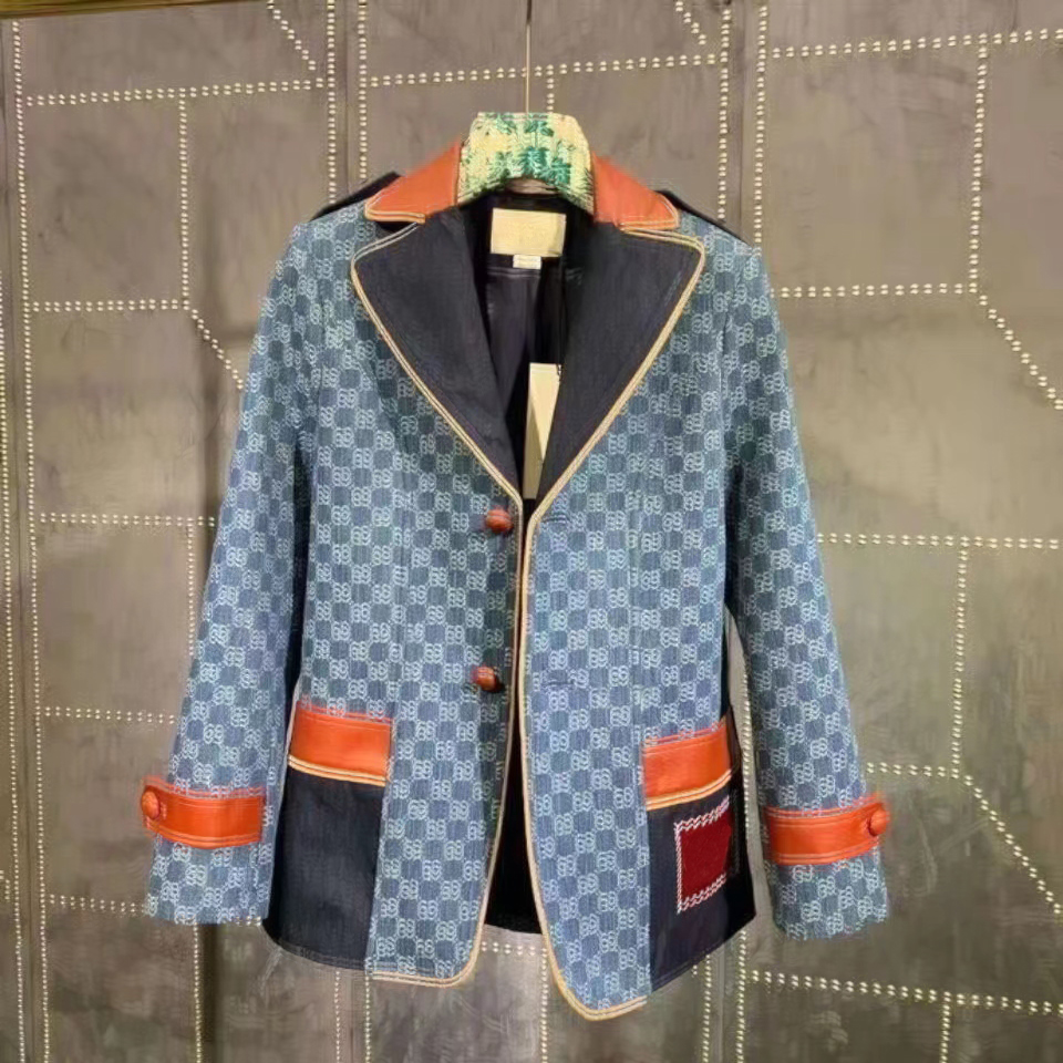 E46 Women' designer blazers Clothing with full letters spring new released tops pants
E46 Women' designer blazers Clothing with full letters spring new released tops pants