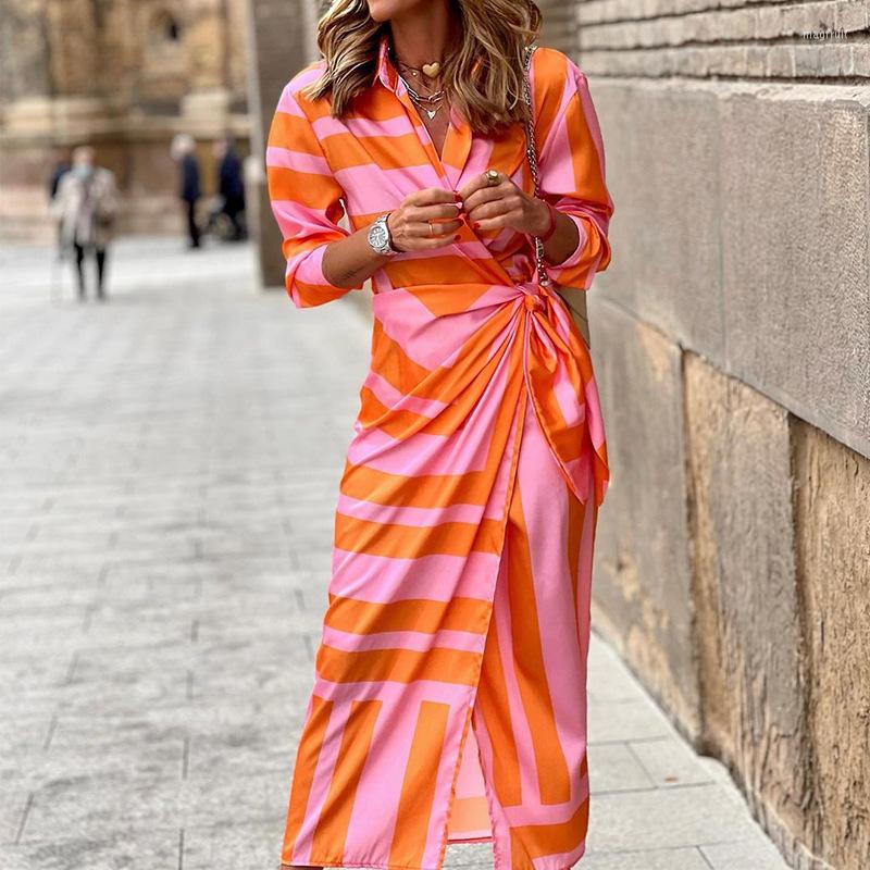 Casual Dresses Spring/Summer Fashion Print Dress Blouse Neck Tie Mid Length Striped Skirt Comfortable Street Women' Wear, Purple
Casual Dresses Spring/Summer Fashion Print Dress Blouse Neck Tie Mid Length Striped Skirt Comfortable Street Women' Wear, Purple