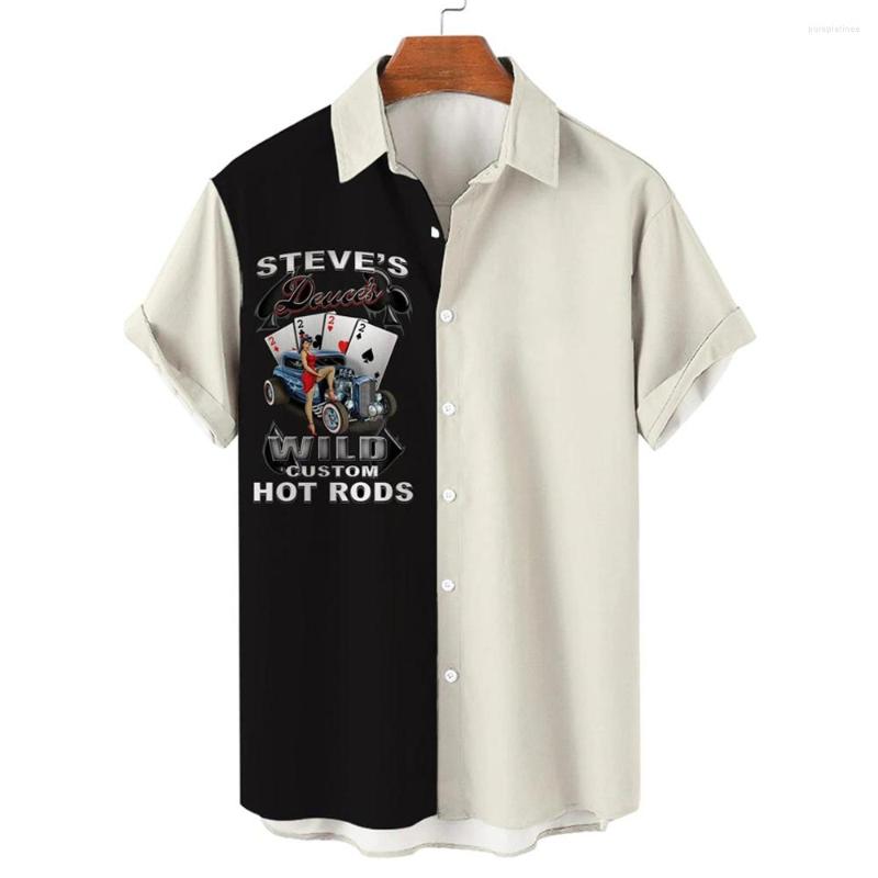 Men's Casual Shirts Trend Loose Retro Rocker Hawaiian For Men 2022 Summer Vintage Cars Pattern Short Sleeve Button Up Lapel Blouses 1, Cs-1224
Men's Casual Shirts Trend Loose Retro Rocker Hawaiian For Men 2022 Summer Vintage Cars Pattern Short Sleeve Button Up Lapel Blouses 1, Cs-1224