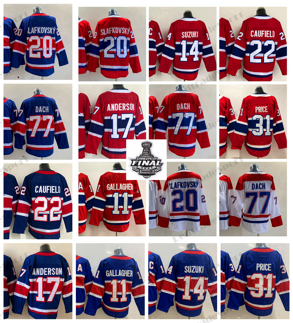 2021 Reverse Retro 22 Cole Caufield Hockey Jerseys Stanley Cup Final 20 Juraj Slafkovsky 31 Carey Price 11 Brendan Gallagher 14 Nick Suzuki 17 Anderson 77 Kirby Dach, Red 77
2021 Reverse Retro 22 Cole Caufield Hockey Jerseys Stanley Cup Final 20 Juraj Slafkovsky 31 Carey Price 11 Brendan Gallagher 14 Nick Suzuki 17 Anderson 77 Kirby Dach, Red 77