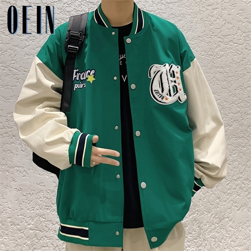 Mens Jackets Autumn American Letter Embroidery Jackets Coat Mens Y2K Street Retro Baseball Uniform Couple Loose Allmatch Jacket 221006, Grey 8301
Mens Jackets Autumn American Letter Embroidery Jackets Coat Mens Y2K Street Retro Baseball Uniform Couple Loose Allmatch Jacket 221006, Grey 8301