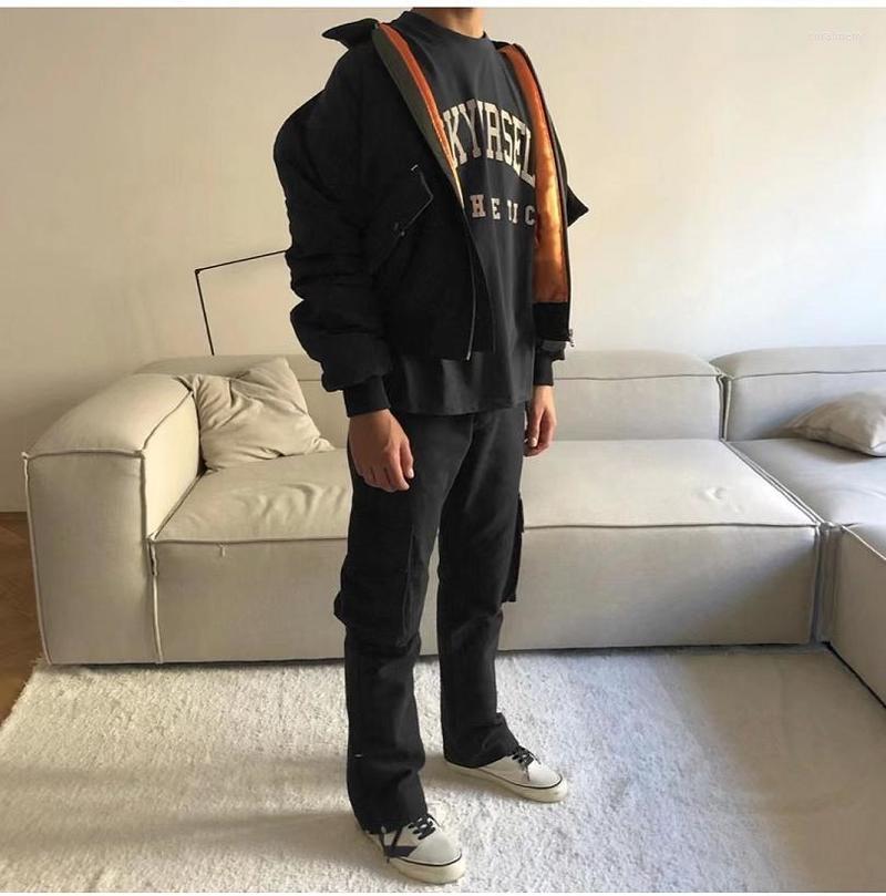 Men' Pants 22SS Character Cargo-Breasted Trousers Askyurself Men Women EU Size Heavy Fabric Fashion Casual Pant, Black
Men' Pants 22SS Character Cargo-Breasted Trousers Askyurself Men Women EU Size Heavy Fabric Fashion Casual Pant, Black