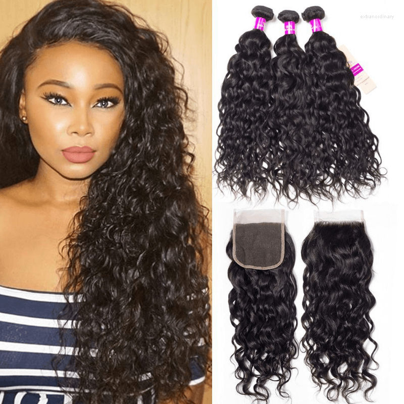 Human Hair Bulks 3 Bundles With Closure Malaysian Wet And Wavy Weave Natural Color Water Wave
Human Hair Bulks 3 Bundles With Closure Malaysian Wet And Wavy Weave Natural Color Water Wave